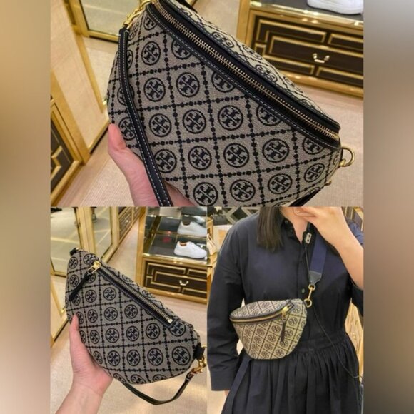 NWT Tory BurchT Monogram Belt Bag - Picture 8 of 9